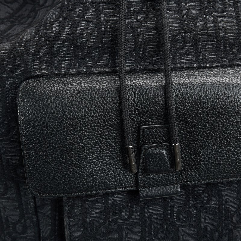 二手DIOR motion老花後背包/黑-18