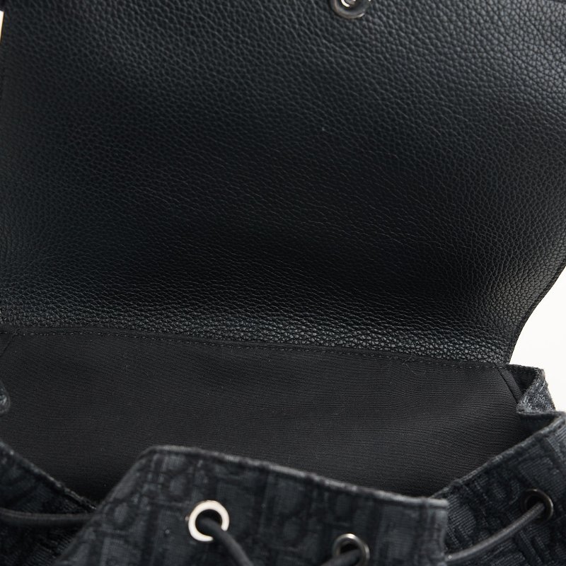 二手DIOR motion老花後背包/黑-19