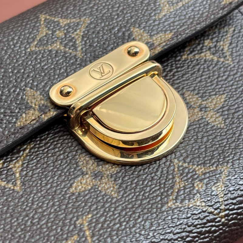 ::LOUIS VUITTON:: LV M58013 Monogram經典花紋 曼哈頓釦式短夾-4