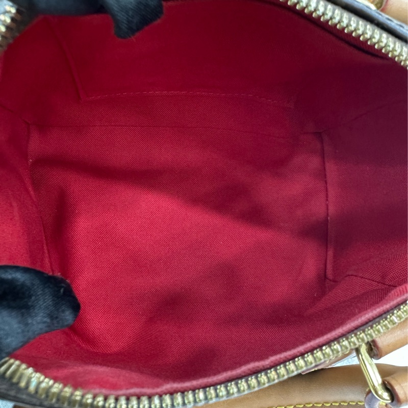 Lv 路易威登speedy20老花米色奶茶色肩帶 97新 晶片款 晶片失效 未掃出晶片-8