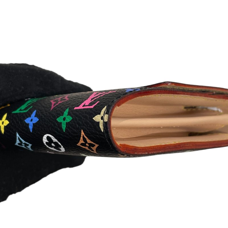 LOUIS VUITTON 路易威登 M93746 PORTEFEUILLE SARAH 長夾 PVC帆布 黑三彩老花 金釦-7