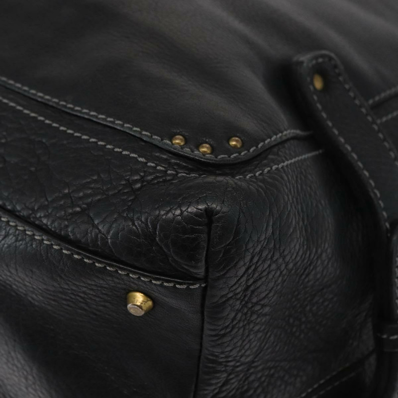 【日本直送】Chloe Paddington 單肩包 皮革 黑色 金 銀色 正品 BA8905-13