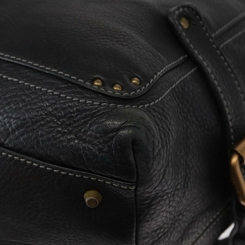 【日本直送】Chloe Paddington 單肩包 皮革 黑色 金 銀色 正品 BA8905-15