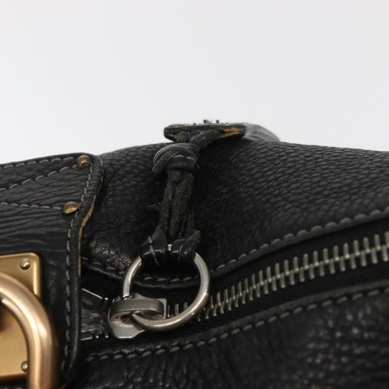 【日本直送】Chloe Paddington 單肩包 皮革 黑色 金 銀色 正品 BA8905-17