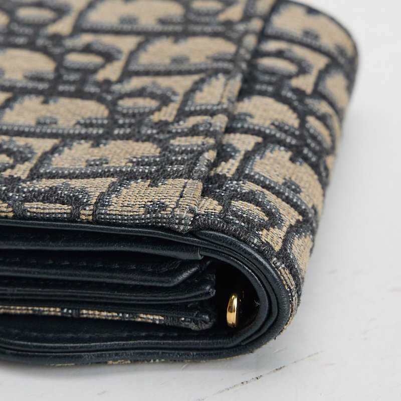 二手DIOR saddle 馬鞍短夾/老花-5