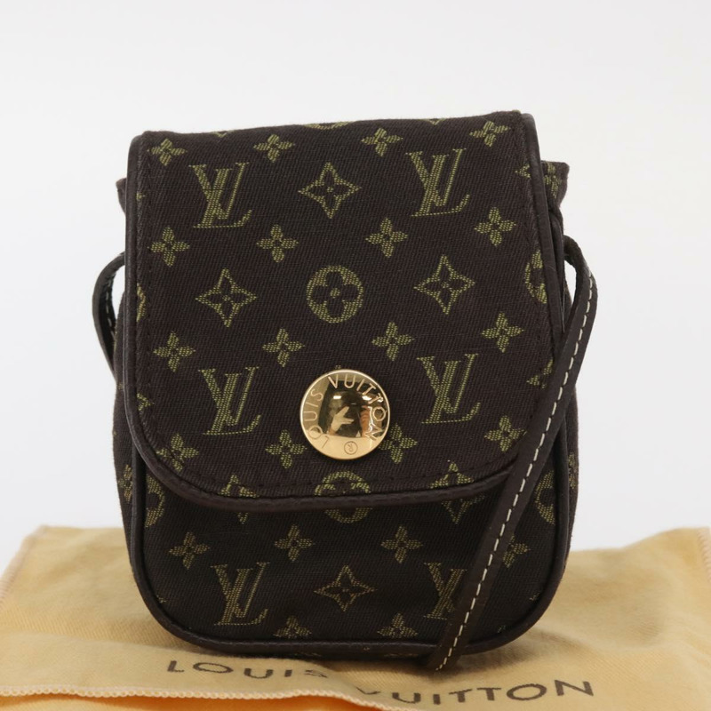 【日本直送】路易威登 Monogram Mini Pochette Cancun 手拿包 棕色 M95313 LV Auth 161320V-11