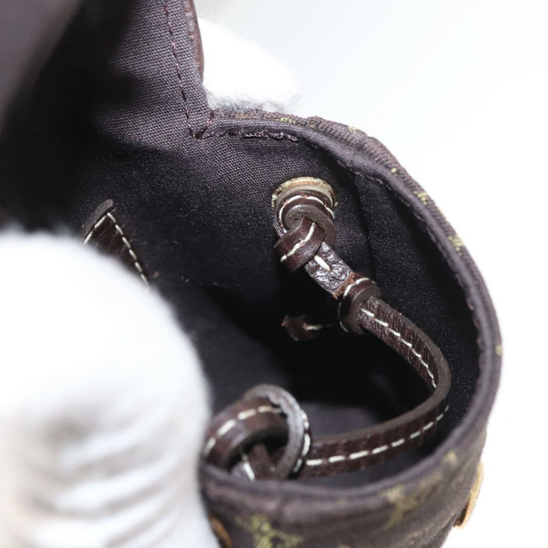 【日本直送】路易威登 Monogram Mini Pochette Cancun 手拿包 棕色 M95313 LV Auth 161320V-18