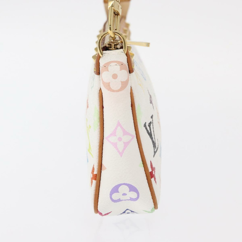 【日本直送】路易威登 多色手拿包配件袋 白色 M92649 LV 正品 ka1216A-3