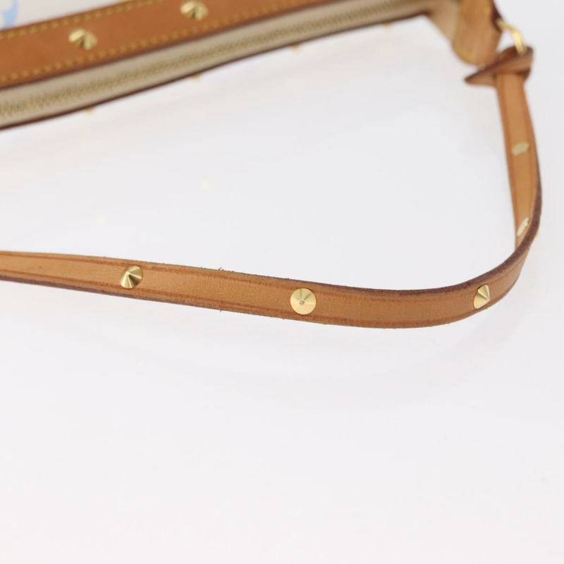 【日本直送】路易威登 多色手拿包配件袋 白色 M92649 LV 正品 ka1216A-7