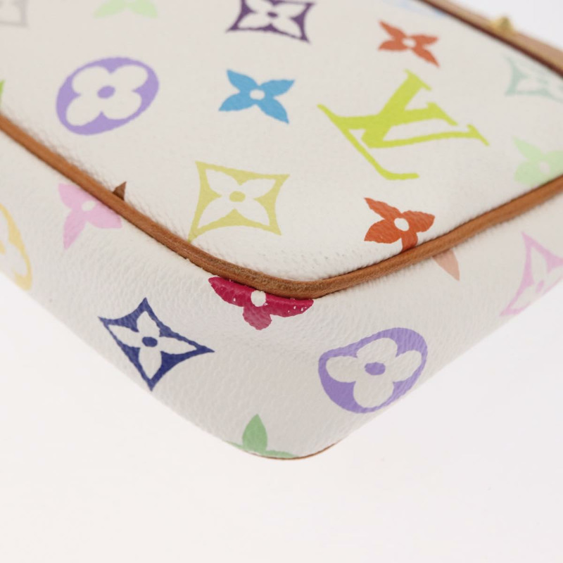 【日本直送】路易威登 多色手拿包配件袋 白色 M92649 LV 正品 ka1216A-15