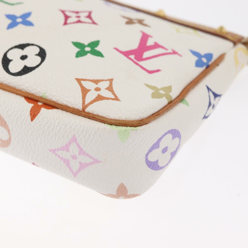 【日本直送】路易威登 多色手拿包配件袋 白色 M92649 LV 正品 ka1216A-17