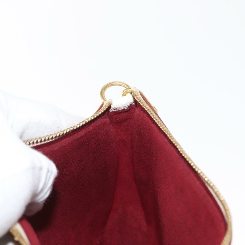 【日本直送】路易威登 多色手拿包配件袋 白色 M92649 LV 正品 ka1216A-21