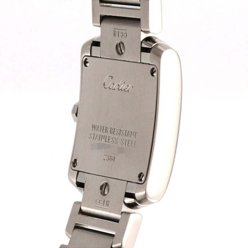 卡地亞 Tank Française SM W51008Q3 不鏽鋼石英錶-5