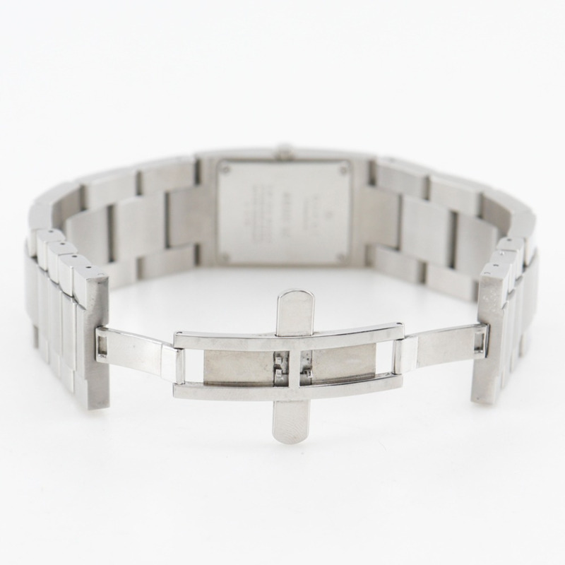 Gucci GUCCI 4600米不鏽鋼石英模擬顯示男士腕錶,黑色錶盤-3