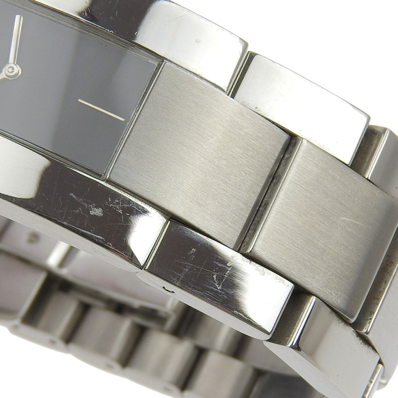 Gucci GUCCI 4600米不鏽鋼石英模擬顯示男士腕錶,黑色錶盤-7