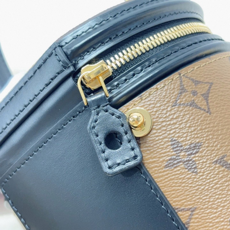 【全新大全套 送禮 12月收據】LV Cannes老花發財桶-20