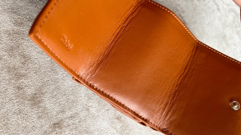 Chloe 刺繡logo刺繡 mini短夾-8