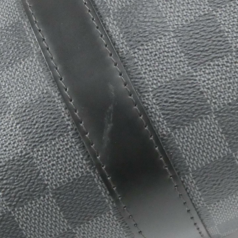 路易威登 Damier 石墨 Keepall Bandouliere 45 公分 N41418 波士頓包-2