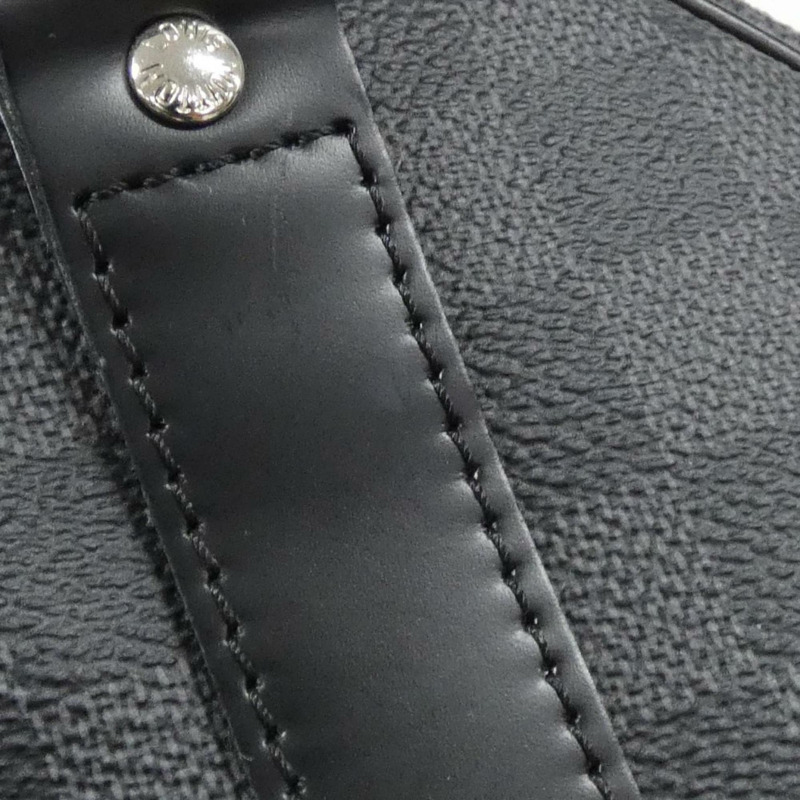 路易威登 Damier 石墨 Keepall Bandouliere 45 公分 N41418 波士頓包-4