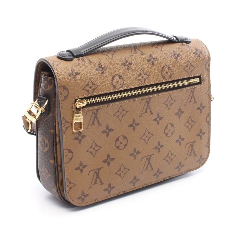 路易威登 Pochette Metis MM 單肩手提包 M44876 Monogram Reverse 二手 LV-1