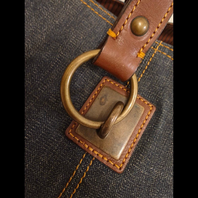 Burberry Blue Label牛仔布托特包-12