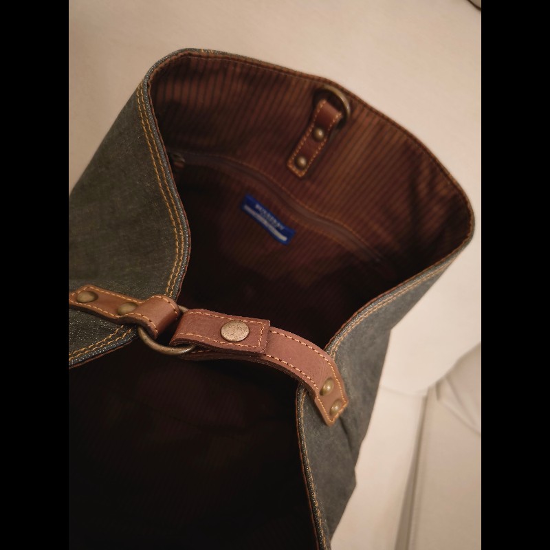 Burberry Blue Label牛仔布托特包-13