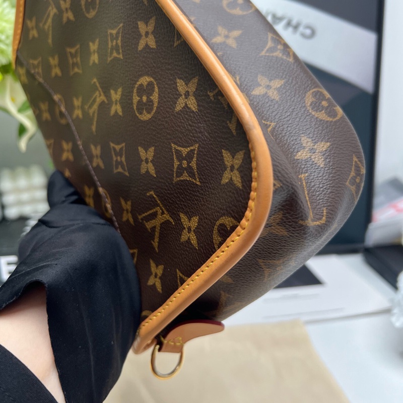 【98%新 有塵袋】LV Diane 老花黑肩帶法棍包 芯片款-7