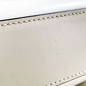 *奢華大道國際精品*【P218】PRADA象牙白色拋光小牛皮 CLEO肩背包 1BC156-11