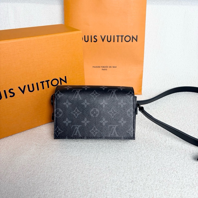 🌷新款芯片款!Louis Vuitton LV 黑武士 Steamer mini 盒子包-1