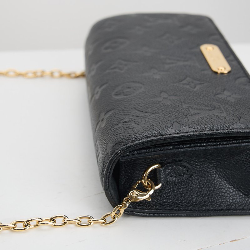 二手Lv lily woc 黑壓紋/晶片款-5