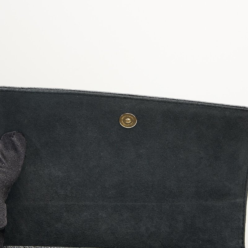 二手Lv lily woc 黑壓紋/晶片款-13