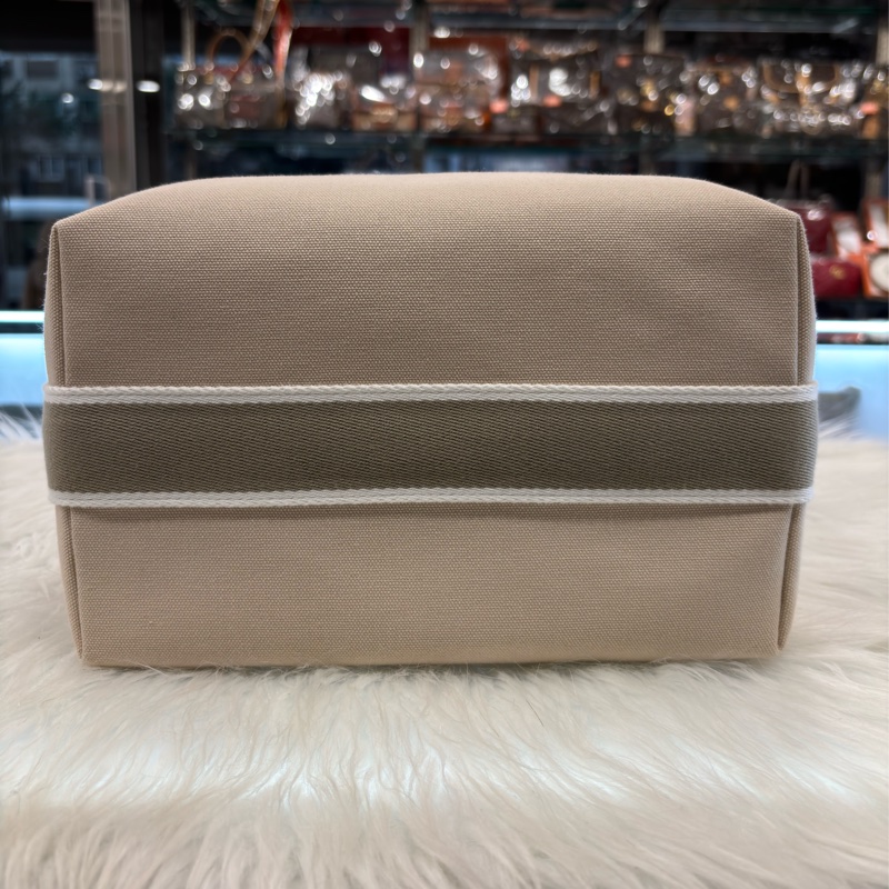Hermes Bride a Brac GM 大型 盥洗包 手提包 BBG 米拼灰BRIDE A BRAC GM-15