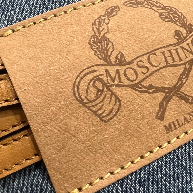 MOSCHINO Tie Me 丹寧綁帶包 (附揹帶)-25