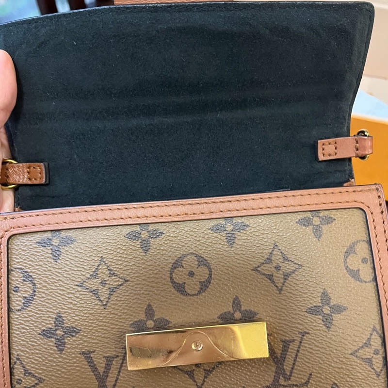 【全平台最便宜✨97%新✨有塵袋盒子】LV 達芙妮Dauphine woc鏈條腋下包｜斜挎包｜單肩包-5