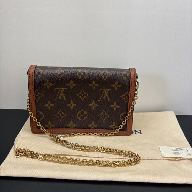 【全平台最便宜✨97%新】LV 達芙妮Dauphine woc鏈條腋下包｜斜挎包｜單肩包-1