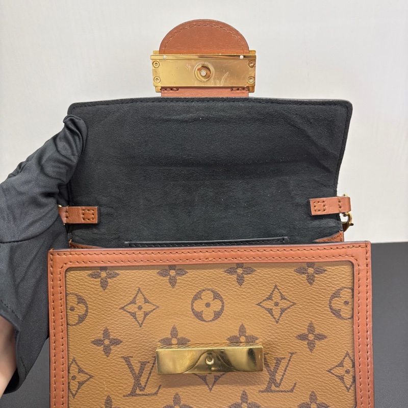 【全平台最便宜✨97%新】LV 達芙妮Dauphine woc鏈條腋下包｜斜挎包｜單肩包-7