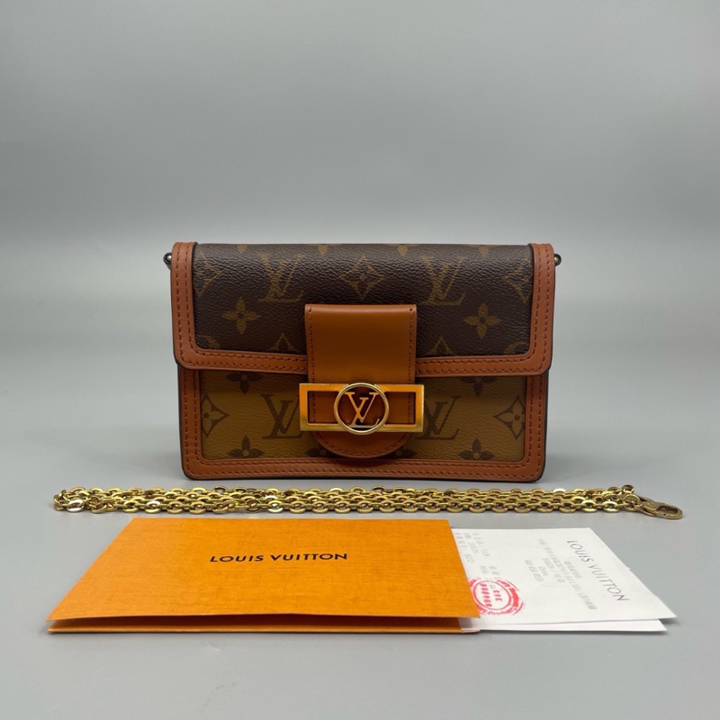 【全平台最便宜✨97%新】LV 達芙妮Dauphine woc鏈條腋下包|斜挎包|單肩包-0