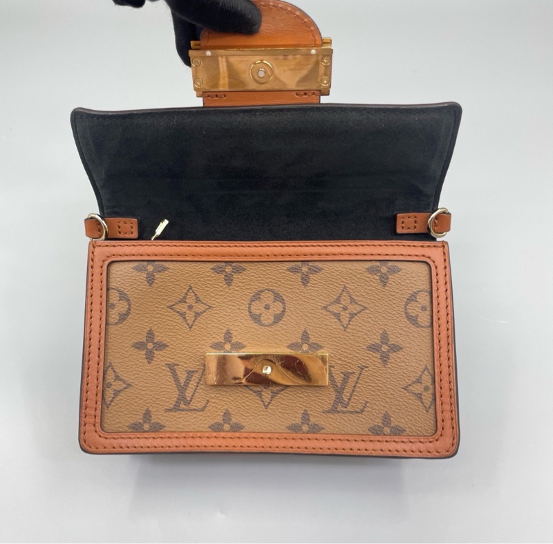 【全平台最便宜✨97%新】LV 達芙妮Dauphine woc鏈條腋下包|斜挎包|單肩包-7