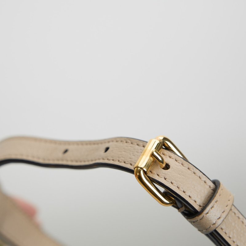 二手Gucci retro mini 半月包/燕麥色-13