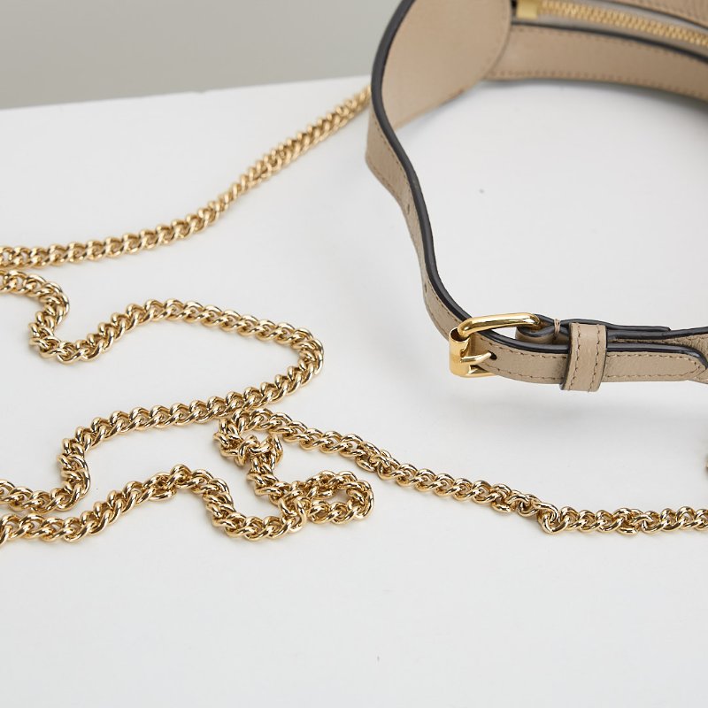 二手Gucci retro mini 半月包/燕麥色-20