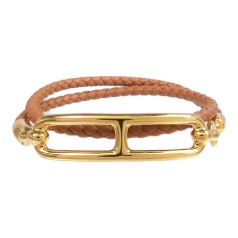 HERMES Swift皮革Roulis Double Tour Bracelet手鐲