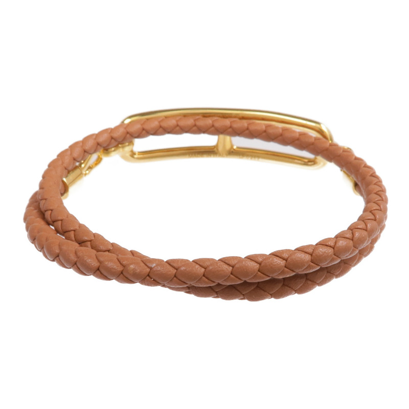 HERMES Swift皮革Roulis Double Tour Bracelet手鐲-2