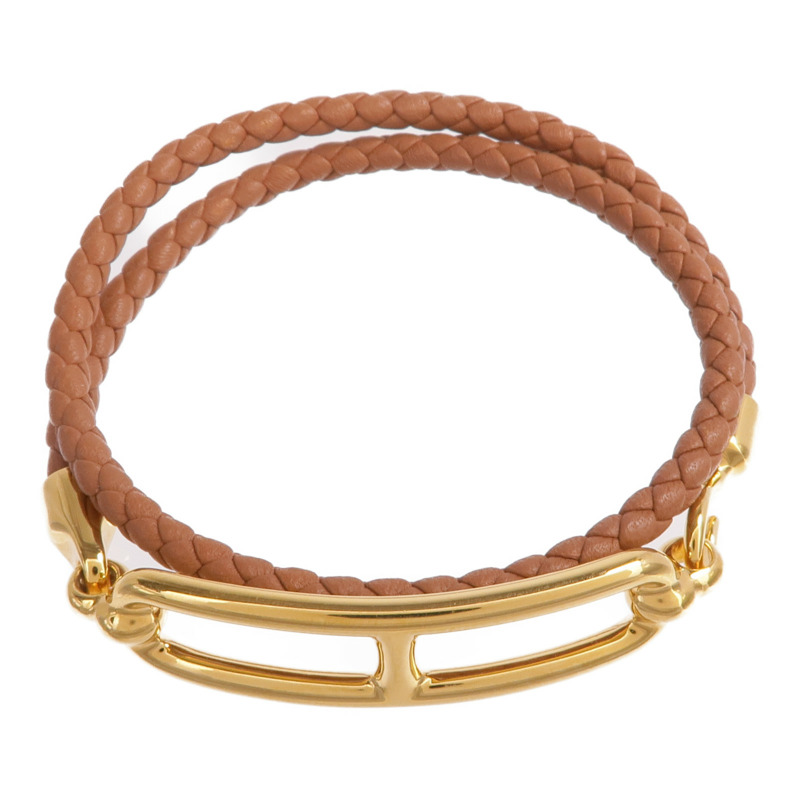 HERMES Swift皮革Roulis Double Tour Bracelet手鐲-3