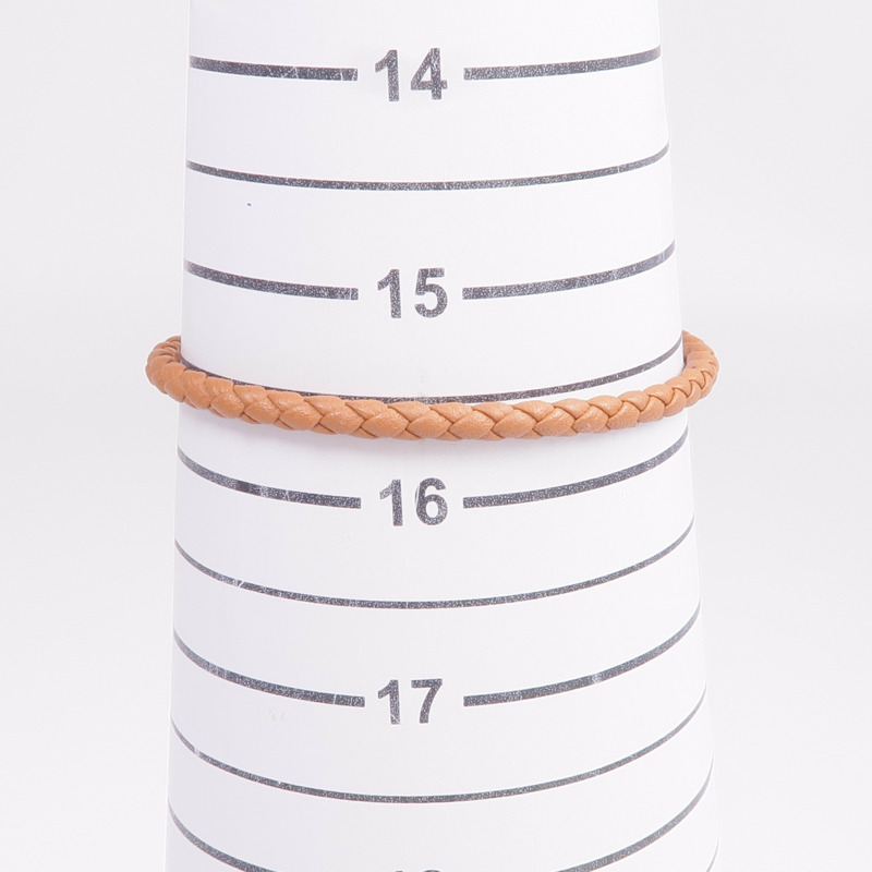 HERMES Swift皮革Glenam H Trio Bracelet手鐲-9