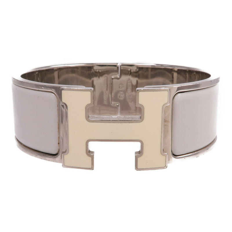 HERMES 金屬/琺瑯Clic Clac H手鐲-0