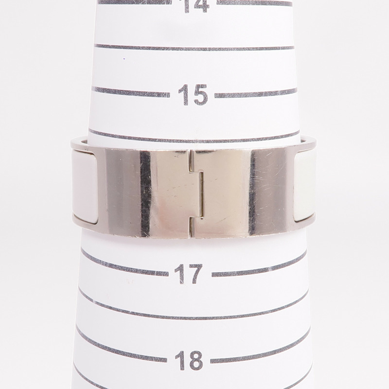 HERMES 金屬/琺瑯Clic Clac H手鐲-12