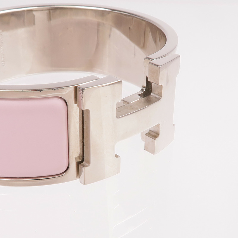 HERMES 金屬/琺瑯Clic Clac H手鐲-4