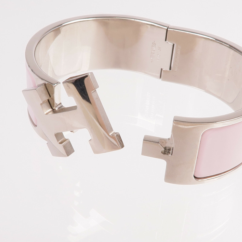 HERMES 金屬/琺瑯Clic Clac H手鐲-6