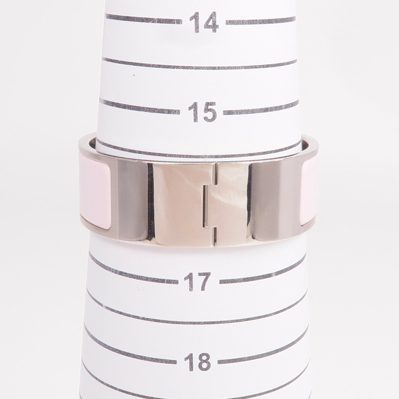 HERMES 金屬/琺瑯Clic Clac H手鐲-8