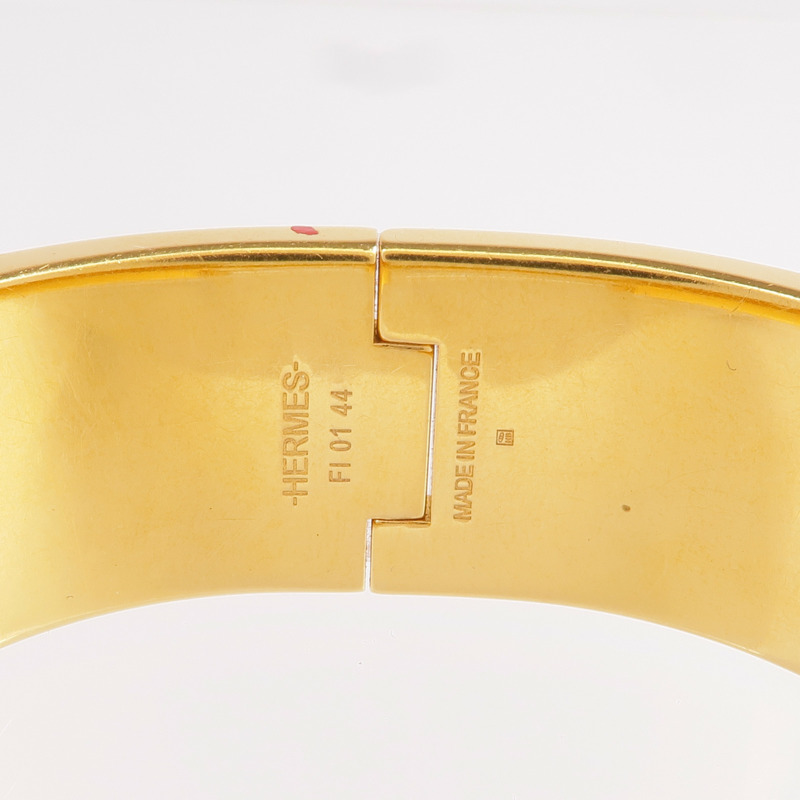 HERMES 金屬/琺瑯Clic-Clac H手鐲-3